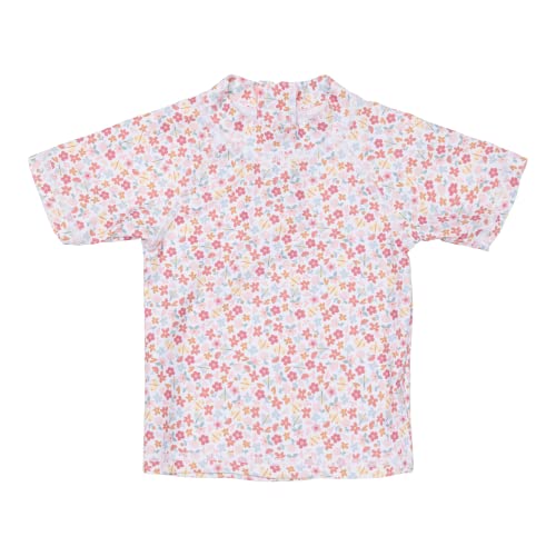 Little Dutch CL12403515 Schwimmshirt mit UV-Schutz (UPF 50+) Kurzarm - Summer Flowers weiß (Gr. 74/80) von Little Dutch