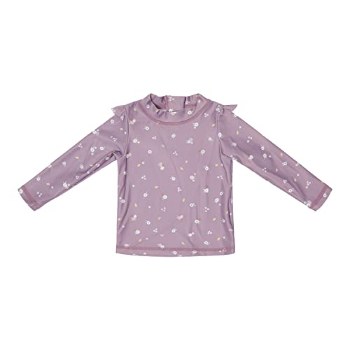 Little Dutch CL13473717 Schwimmshirt mit Rüschen mit UV-Schutz (UPF 50+) Langarm - Mauve Blossom (Gr. 86/92) von Little Dutch