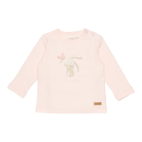 Little Dutch CL21120050 Long Sleeve Shirt Langarmshirt - Bunny Butterfly/Kaninchen mit Schmetterling rosa (Gr. 68) von Little Dutch