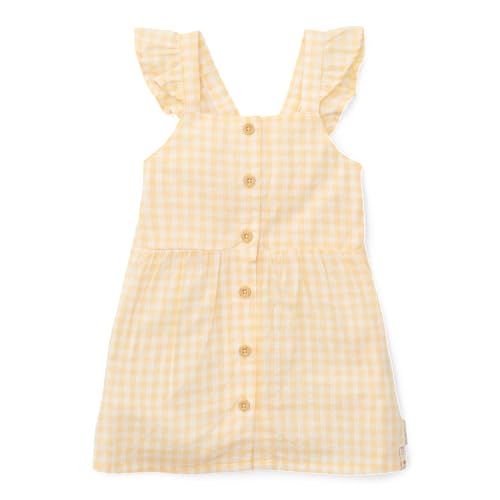 Little Dutch CL24025027 Kleid ärmellos mit Rüschen Sunshine Checks - Little Farm gelb (Gr. 92) von Little Dutch