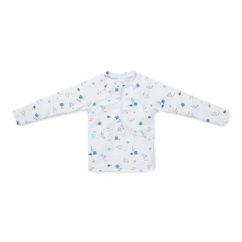 Little Dutch CL24048067 Schwimmshirt mit UV-Schutz (UPF 50+) Langarm - Ocean Treasures blau (Gr. 74/80) von Little Dutch