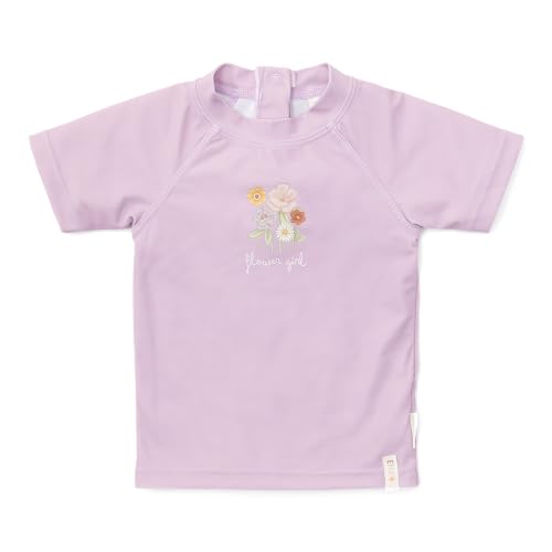 Little Dutch CL24048155 Schwimmshirt mit Rüschen mit UV-Schutz (UPF 50+) Kurzarm - Mauve (Gr. 98/104) von Little Dutch