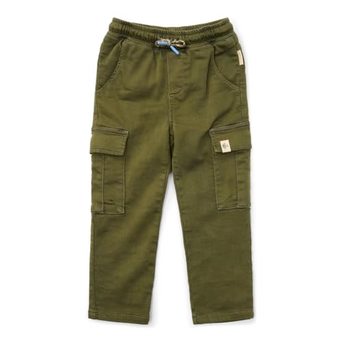 Little Dutch CL24093040 Cargohose - Little Farm dunkelgrün (Gr. 98) von Little Dutch