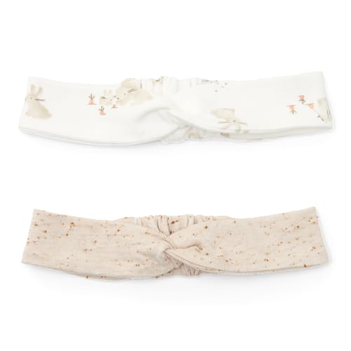 Little Dutch CL24229001 Babyhaarband 2er Set Hase - Baby Bunny - Newborn Naturals sand von Little Dutch