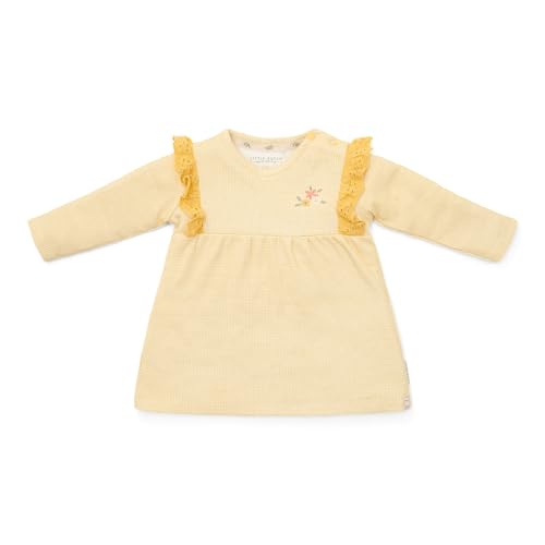 Little Dutch CL24295003 Kleid langärmlig Warm Yellow Check - Little Farm gelb (Gr. 62) von Little Dutch