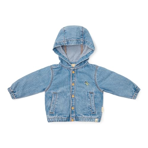 Little Dutch CL25022119 Jeansjacke mit Kapuze Denim - Forest Friends (Gr. 80) von Little Dutch