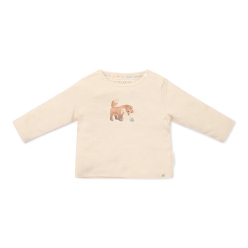 Little Dutch CL25221033 Long Sleeve Shirt/Langarmshirt - Forest Friends Sand (Gr. 62) von Little Dutch