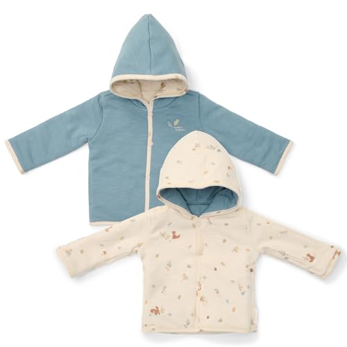 Little Dutch CL25222016 Wendejacke Stone Blue - Forest Friends (Gr. 68) von Little Dutch