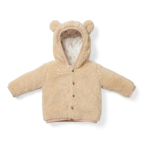 Little Dutch CL25823021 Teddyfleece Jacke mit Ohren beige (Gr. 104) von Little Dutch
