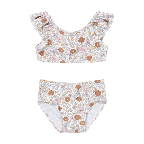 Little Dutch CL46403901 Bikini mit Volants/Rüschen - Vintage Little Flowers (Gr. 98/104) von Little Dutch