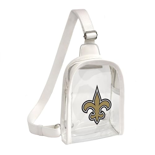 Littlearth Damen NFL Clear Mini Sling Bag, Cleveland Browns von Little Earth Productions