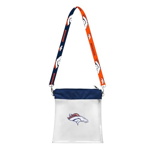Littlearth Denver Broncos NFL Umhängetasche mit 3D-Logo, transparent von Little Earth Productions