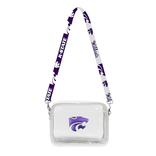 Littlearth Kansas State Wildcats NCAA transparente Fanny-Geldbörse mit 3D-Logo von Little Earth Productions