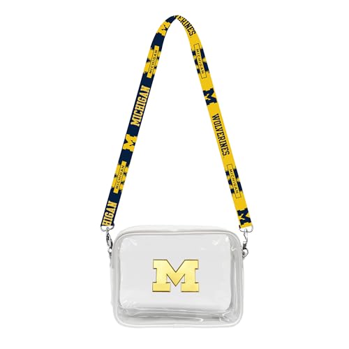 Littlearth Michigan Wolverines NCAA transparente Fanny-Geldbörse von Little Earth Productions