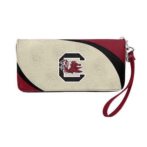 Littlearth South Carolina Fighting Gamecocks NCAA Curve Organizer Wallet mit Reißverschluss von Little Earth Productions