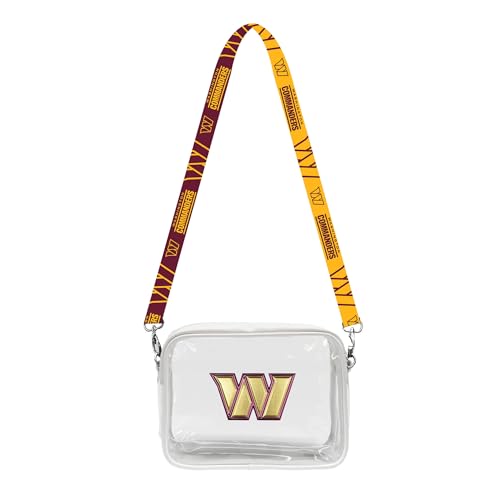Littlearth Washington Commanders NFL Clear Fanny Fan Geldbörse von Little Earth Productions