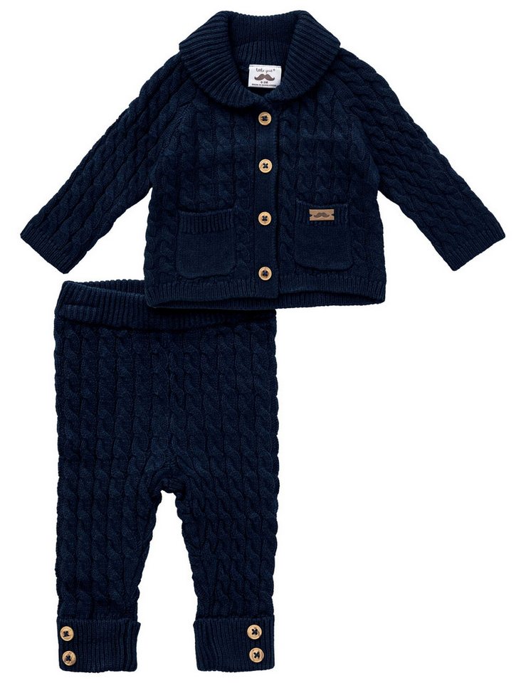 Little Gent Kapuzenstrickjacke Set Zopfmuster (1-tlg) von Little Gent