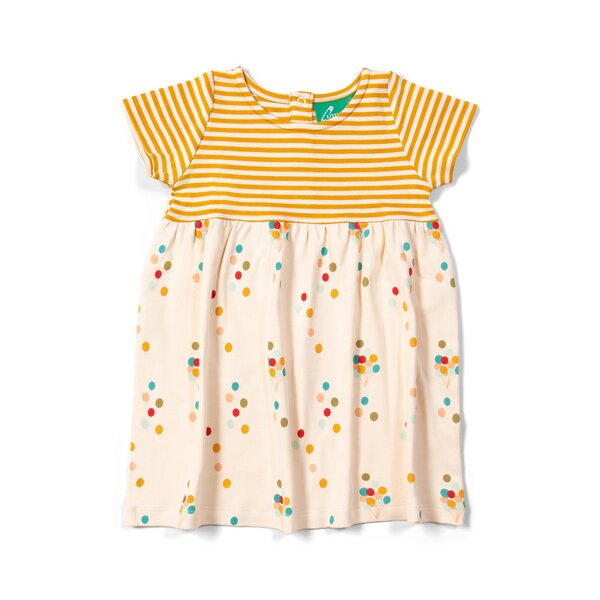 Little Green Radicals Kinder-Sommerkleid aus Bio-Baumwolle – Easy Peasy von Little Green Radicals