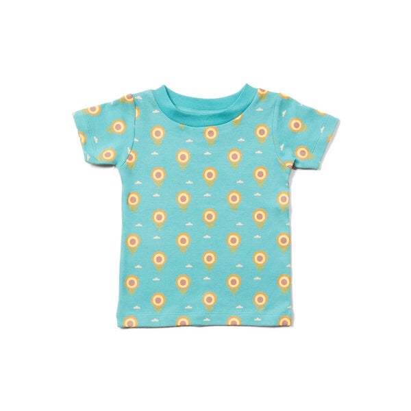 Little Green Radicals Kinder T-Shirt aus Bio-Baumwolle – Sonnenblumen von Little Green Radicals