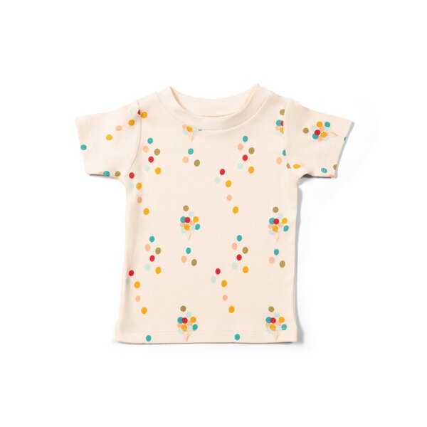 Little Green Radicals Kinder T-Shirt mit Ballonaufdruck – GOTS & Fairtrade von Little Green Radicals