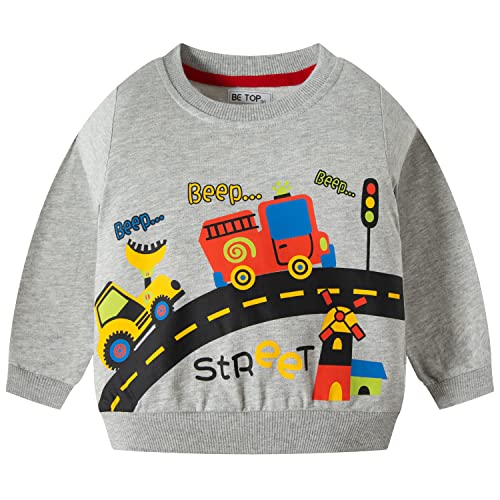 Little Hand Baby Jungen Sweatshirt Kinder Warme Pullover Streetwear Oberbekleidung 122 von Little Hand