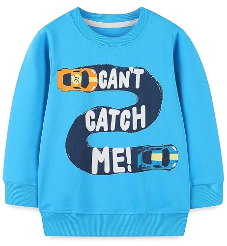 Little Hand Jungen Pullover Kinder Sweatshirt Dinosaur Jumper Sweater Baumwolle Langarm T Shirts 104 von Little Hand