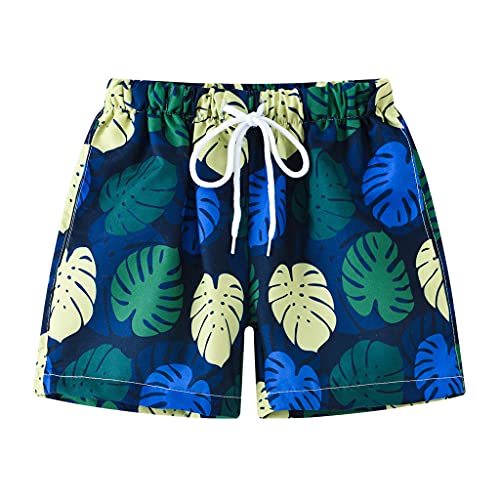 Little Hand Jungen Schnell trocknende Badeshorts Board Shorts, Blau 5, 6-7 Jahre von Little Hand