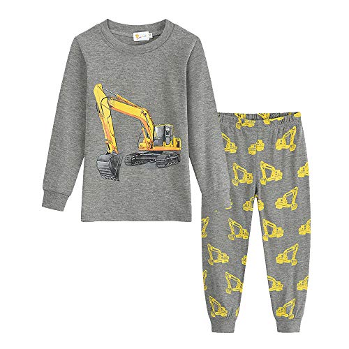 Little Hand Jungen Zweiteiliger Schlafanzug 2 Pices Baumwolle Lange Nachtwäsche Kinder Pyjama Set 2-7 Jahre von Little Hand