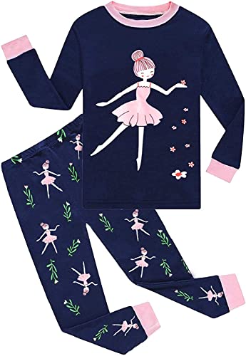 Little Hand Mädchen Ensemble de Longues à imprimé Dessin animé Pour Filles Pyjama-Sets, Danseuse 2, 2-3 ans von Little Hand