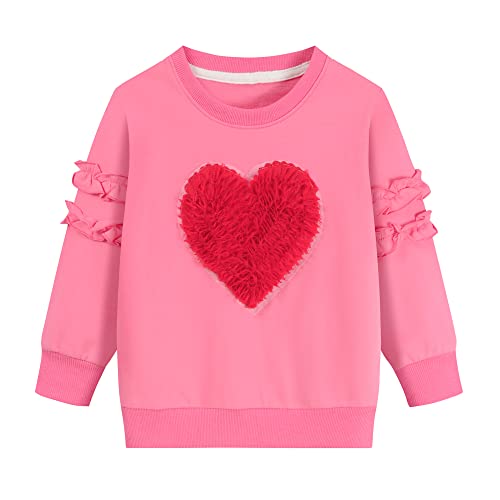 Little Hand Mädchen Pullover Sweatshirt Kinder Warme Weihnachtspullover Weihnachtsmann Puli 104 von Little Hand