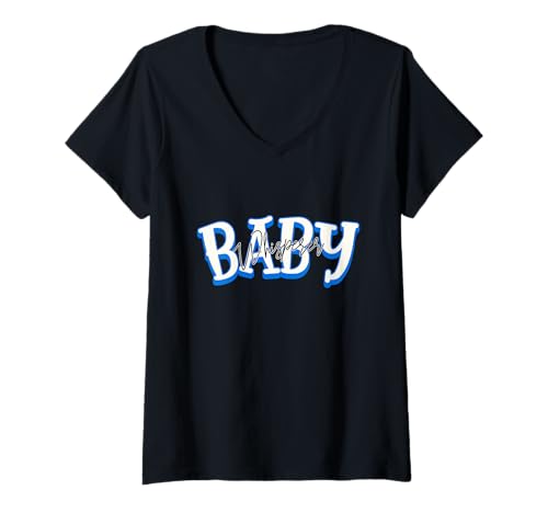 Damen Säuglingslehrer Baby Whisperer Zurück zur Schule Frühe Kindheit T-Shirt mit V-Ausschnitt von Little Learners Expert Back To School With Love