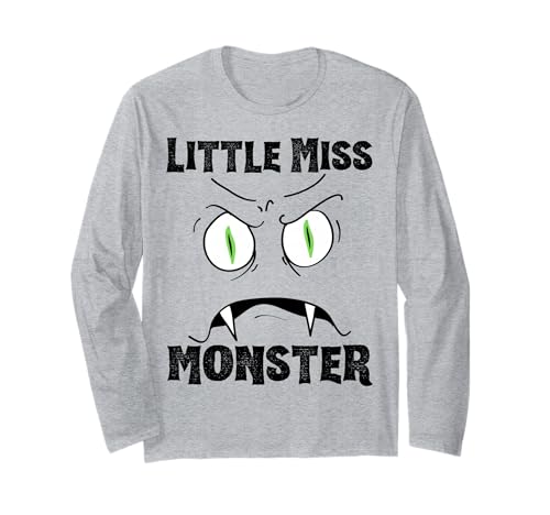 Little Miss Monster Halloween Kostüm Mädchen Lustig Mädchen Gruselig Langarmshirt Little Miss Monster Halloween Kostüm Mädchen Lustig Mädchen Gruselig Langarmshirt von Little Miss Monster Halloween Costume Girl Funny