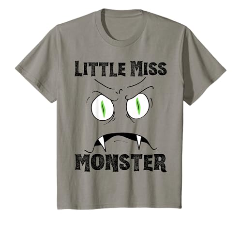 Little Miss Monster Halloween Kostüm Mädchen Lustig Mädchen Gruselig T-Shirt Little Miss Monster Halloween Kostüm Mädchen Lustig Mädchen Gruselig T-Shirt von Little Miss Monster Halloween Costume Girl Funny