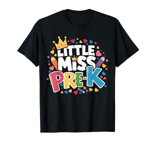 Little Miss Pre-K Vorschule Back to School Mädchen Kinder T-Shirt Little Miss Pre-K Vorschule Back to School Mädchen Kinder T-Shirt von Little Miss Pre-K First Day of School Classroom