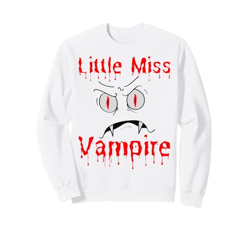 Little Miss Vampir Halloween Kostüm Mädchen Lustig Mädchen Gruselig Sweatshirt Little Miss Vampir Halloween Kostüm Mädchen Lustig Mädchen Gruselig Sweatshirt von Little Miss Vampire Halloween Costume Girl Funny