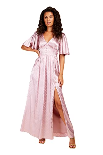 Little Mistress Damen Blush Spot Maxi Kleid für besondere Anlässe, 42 von Little Mistress