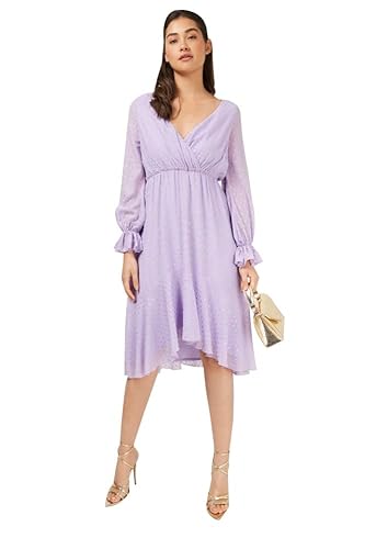 Little Mistress Damen High Low Kleid, violett, 38 von Little Mistress