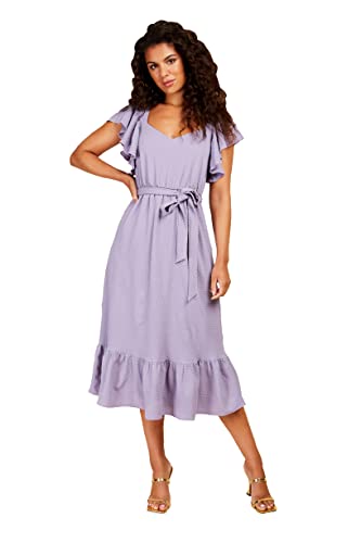 Little Mistress Damen Iris Texture Midaxi Prom-Kleid, 34 von Little Mistress