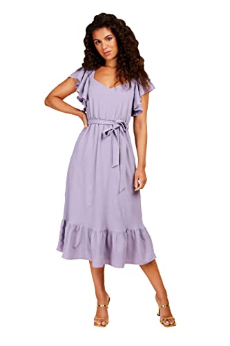 Little Mistress Damen Iris Texture Midaxi Prom-Kleid, 36 von Little Mistress