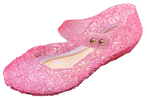 L-Peach Mädchen Fantasie Prinzessin Schuhe Kristall Schuhe für Bankett Tanzschuhe Cosplay EU23 Pink von Little-Peach