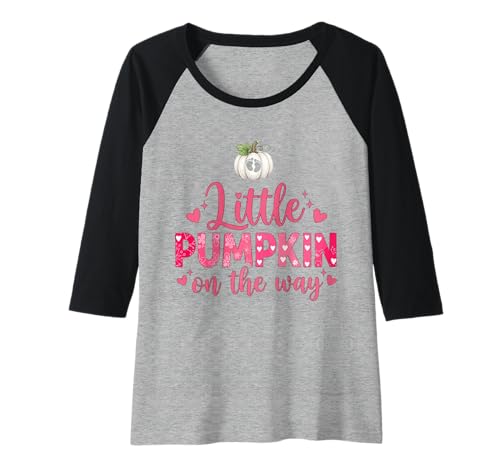 Damen Little Pumpkin On The Way Funny Pregnancy Raglan Damen Little Pumpkin On The Way Funny Pregnancy Raglan von Little Pumpkin On The Way Funny Ideas