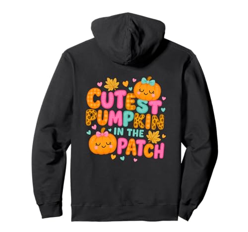 Süßester Kürbis im Patch Herbst Kids Design Pullover Hoodie von Little Sprout Sparkle Co.