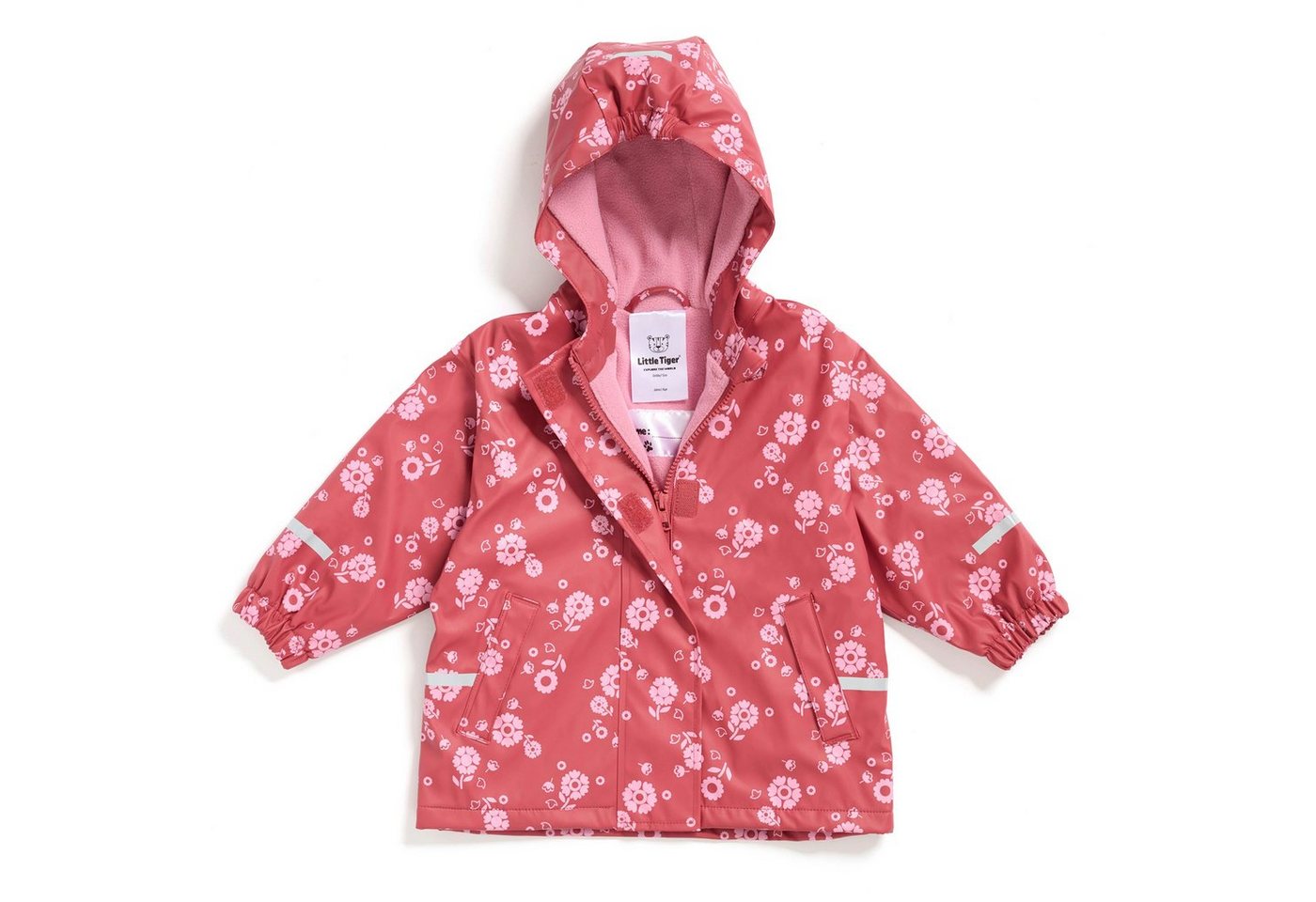 Little Tiger® Regen- und Matschjacke Regenjacke für Kinder, mit Fleece gefüttert, winddicht, wasserdicht Öko-Tex, Kapuze, Kinder Matschjacke für Jungen und Mädchen von Little Tiger®