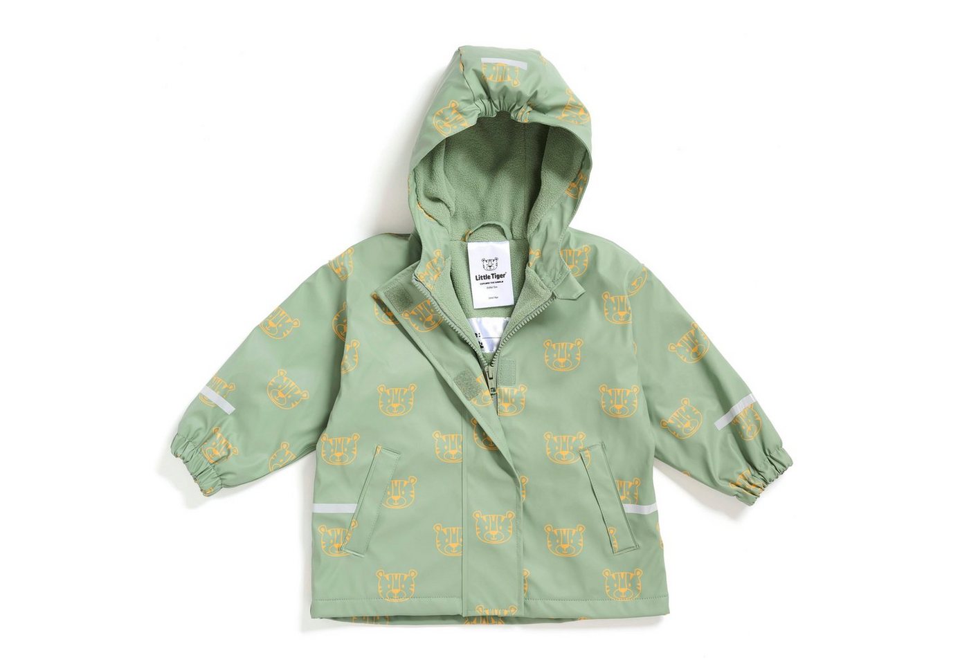 Little Tiger® Regen- und Matschjacke Regenjacke für Kinder, mit Fleece gefüttert, winddicht, wasserdicht Öko-Tex, Kapuze, Kinder Matschjacke für Jungen und Mädchen von Little Tiger®