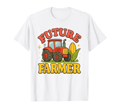 Future Farmer Kids landwirtschaftliche Landwirtschaft Karrieretraum T-Shirt Future Farmer Kids landwirtschaftliche Landwirtschaft Karrieretraum T-Shirt von Little Tractor Rider Future Farmer Country Wear