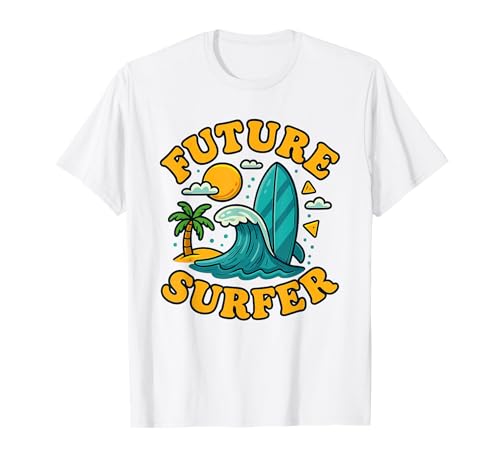 Future Surfer Ocean Surfing Waves Vibes für Kinder T-Shirt Future Surfer Ocean Surfing Waves Vibes für Kinder T-Shirt von Little Wave Surfer Future Rider Beach Life Wear