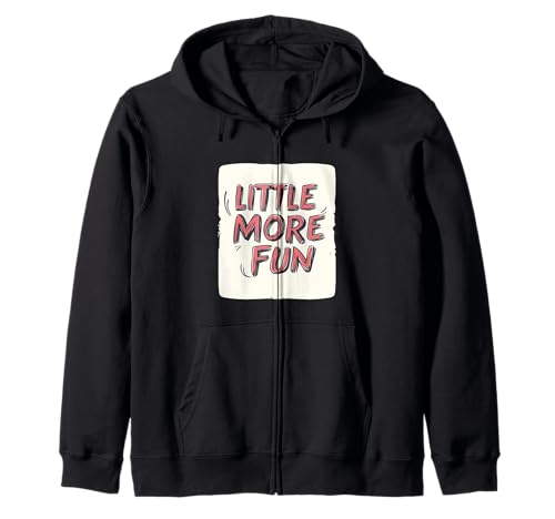 Ein wenig mehr Spaß für einen lebendigen Look für Jungen und Mädchen Kapuzenjacke von Little more Fun Emblem