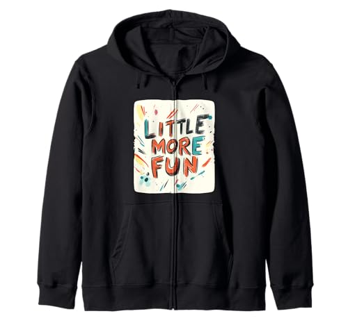 Mehrfarbiges Little More Fun Rede Outfit für Jungen und Mädchen Kapuzenjacke von Little more Fun Emblem