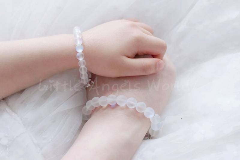 Armband , Mama Und Baby Armbänder, Baby Armband, Stein Armband, Kleinkind Armbänder, Mädchen Armbänder, 6 Mm Perlen, 8 Perlen von LittleAngelsWorld