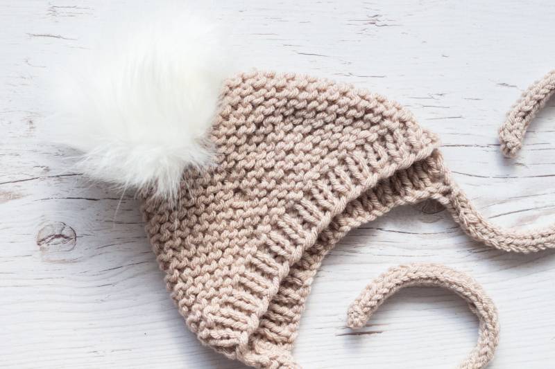 Herbst Und Winter Mütze Babymütze Mädchenmütze Kindermütze Mädchen Junge Uni Gestrickt Beige Mütze Mit Pompon Jungemütze von LittleBabyofficial